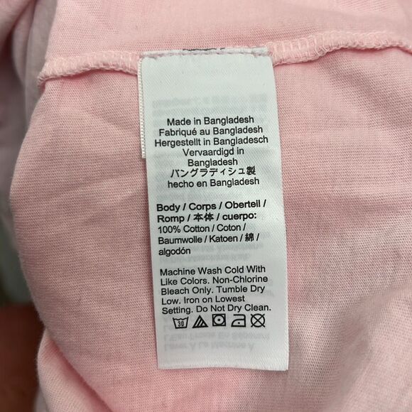 J. Crew Ci166 Pink Broken in Tall Crewneck Cotton T-shirt NWOT size XL - Picture 8 of 10